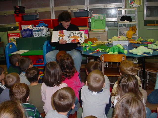 Alhambra school reading Presentation at Alhambra, Illinois Elementary School